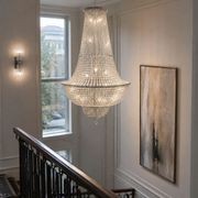 Empress Crystal Basket Chandelier - Chrome - 42 Light gallery detail image