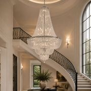 Empress Crystal Basket Chandelier - Chrome - Lights: 76 gallery detail image