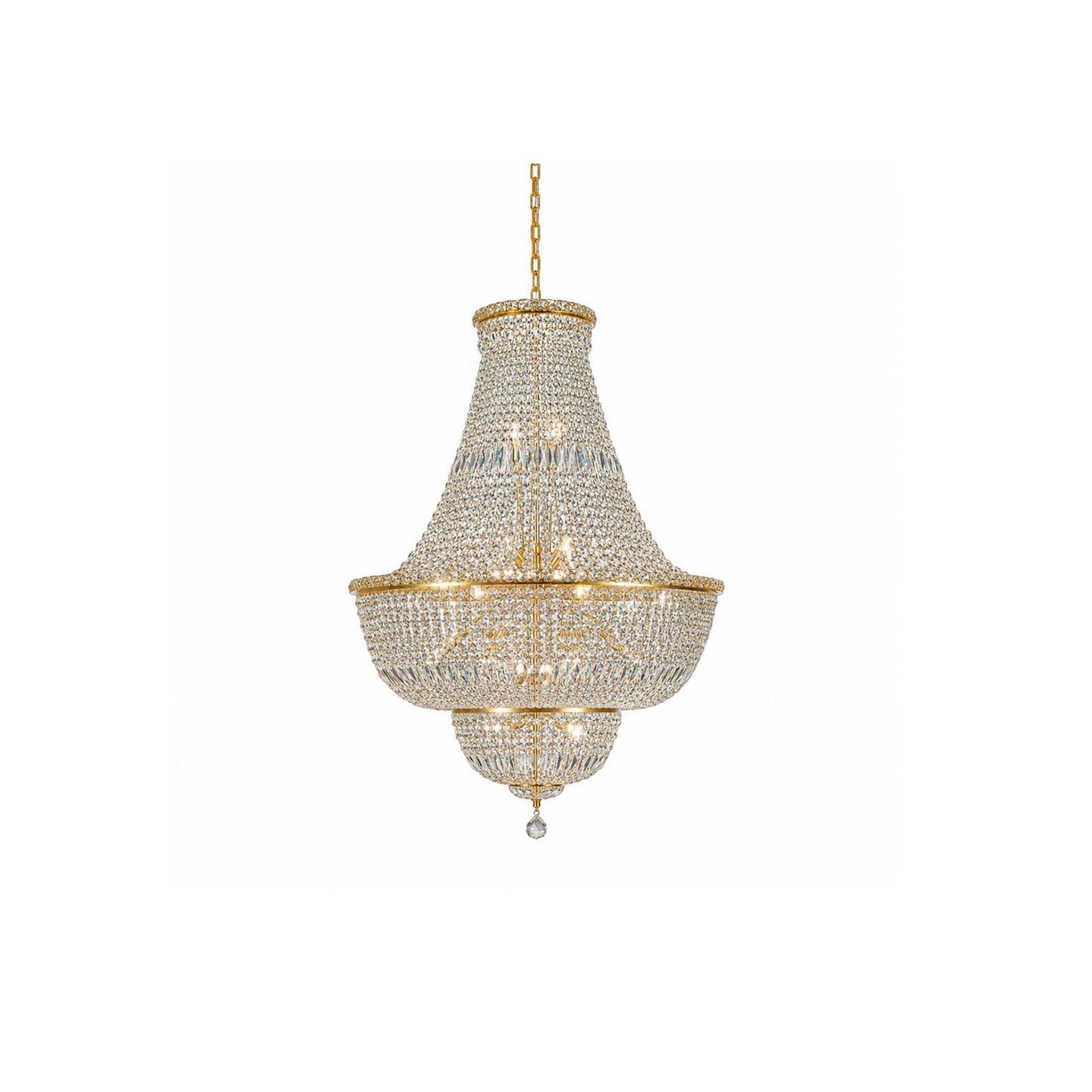 Empress Crystal Basket Chandelier - Gold - 28 Lights gallery detail image