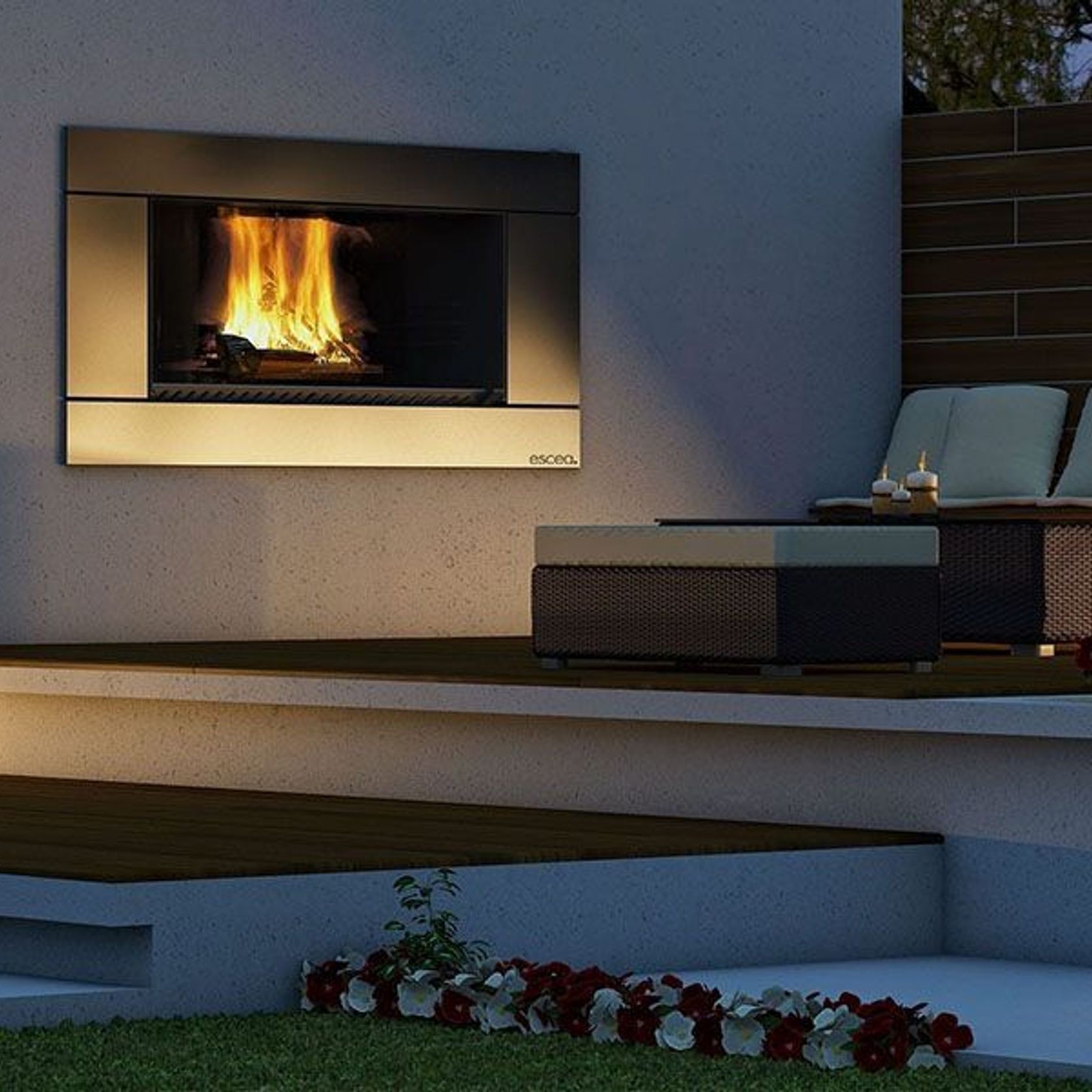 Escea EW5000 Outdoor Fireplace gallery detail image
