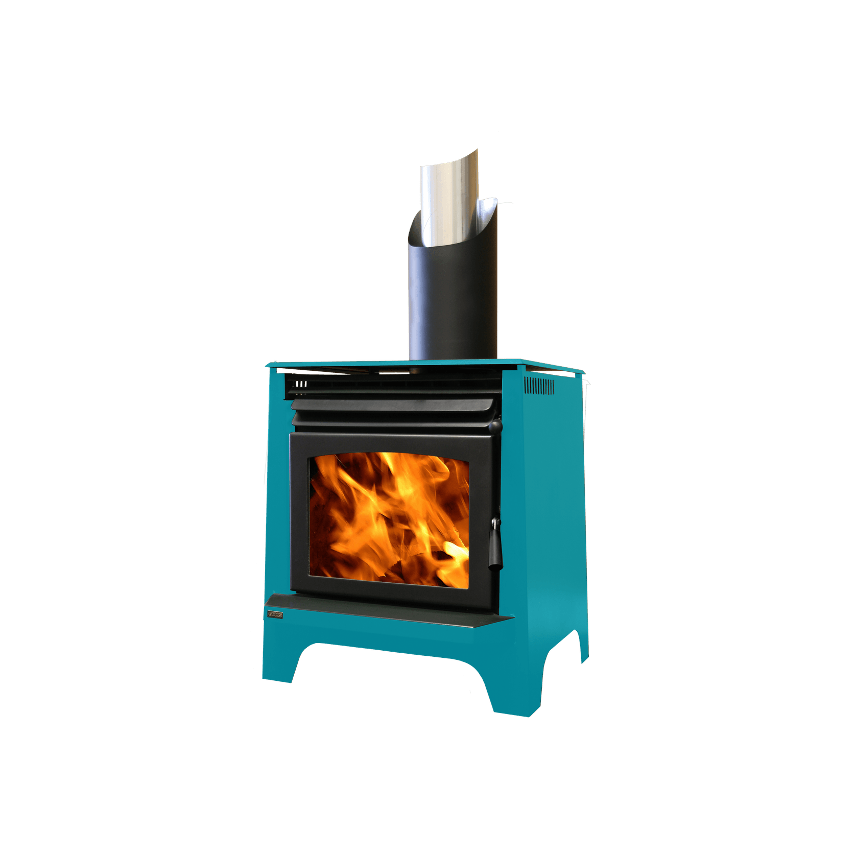 Ethos Phoenix Freestanding Wood Fireplace gallery detail image