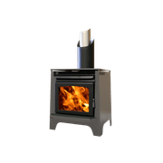 Ethos Phoenix Freestanding Wood Fireplace gallery detail image