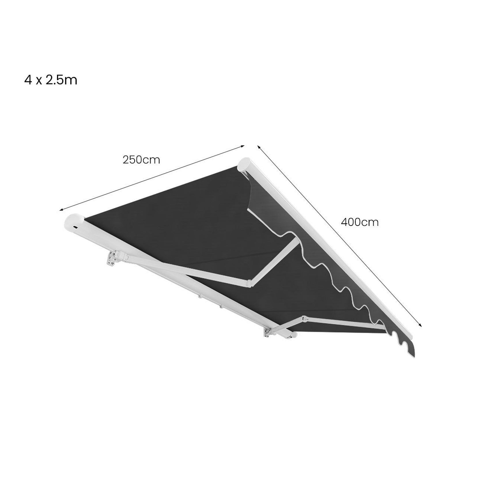 Etna Half Cassette Motorised Retractable Awning(valance removable) gallery detail image
