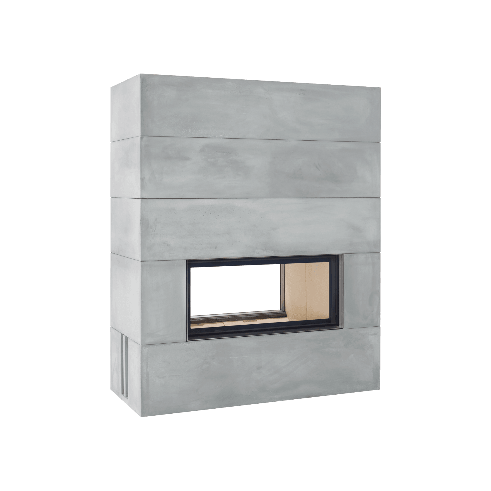 Euro Brunner Tunnel 101/45 Wood Fireplace gallery detail image