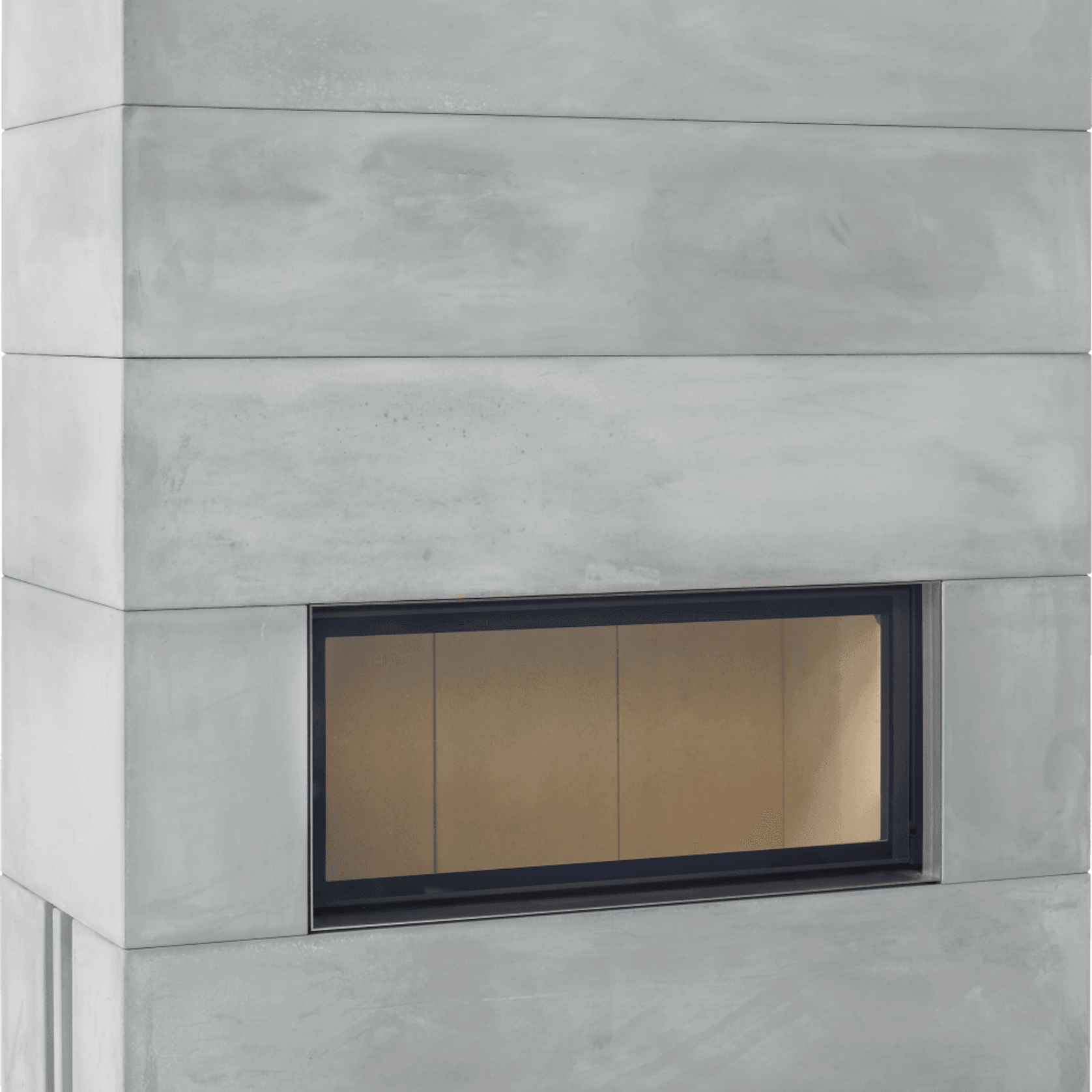 Euro Brunner Single Sided 101/45 Wood Fireplace gallery detail image