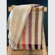 NZ Merino Throw Blanket - Henley Beige | 100% Pure Wool gallery detail image