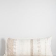Baya Bettie Cushion - Oatmeal | Extra-Long Lumbar gallery detail image