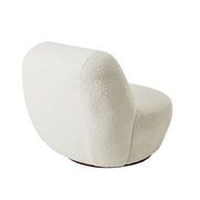 Pace White Boucle Occasional Chair gallery detail image