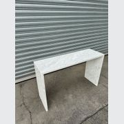 Waterfall Hallway Console - Carrara Marble | Natural Stone Co. gallery detail image