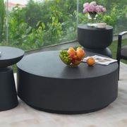 Rome Coffee Table Large Slate Black gallery detail image