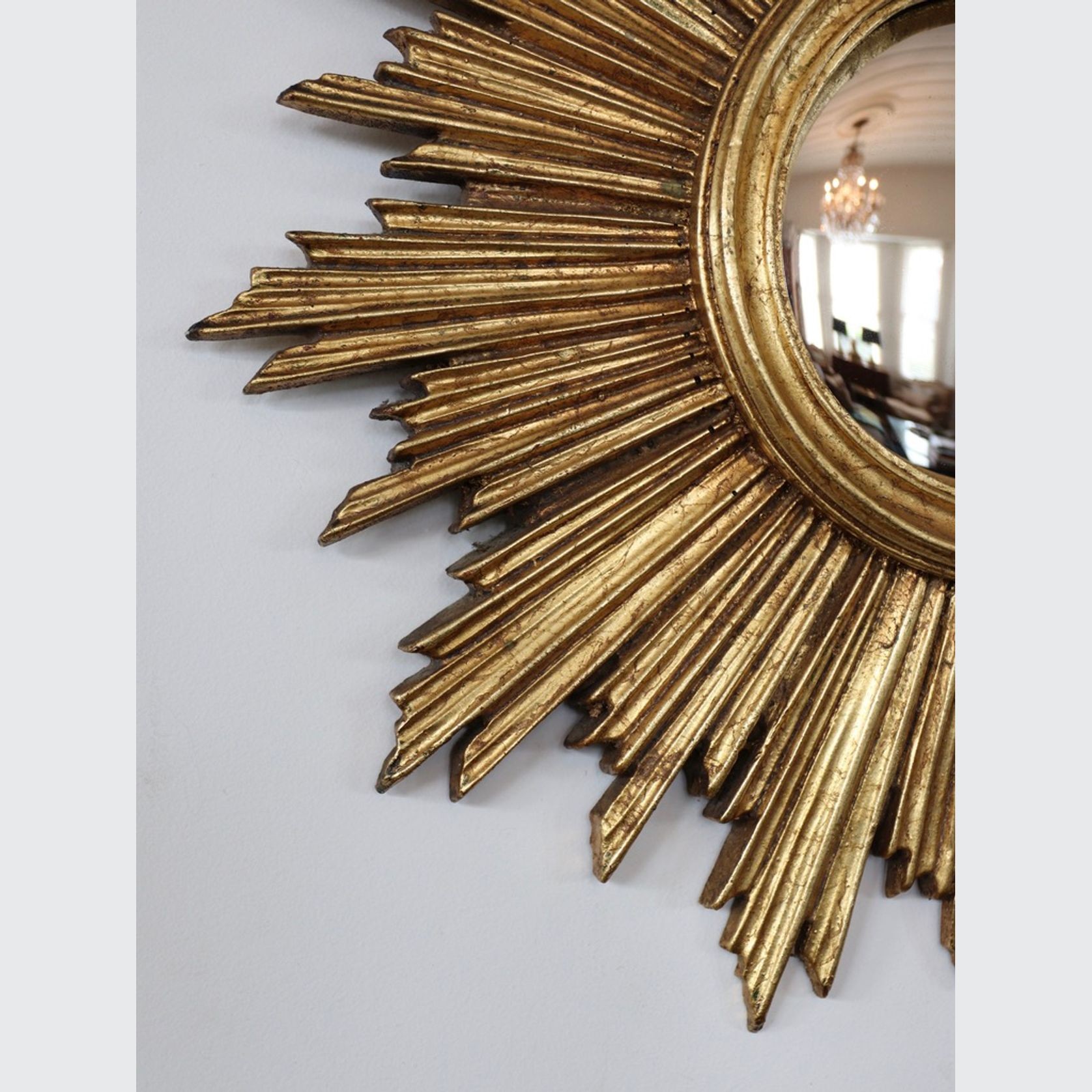 A Louis Xiv Style French Sunburst Mirror C.1950 gallery detail image