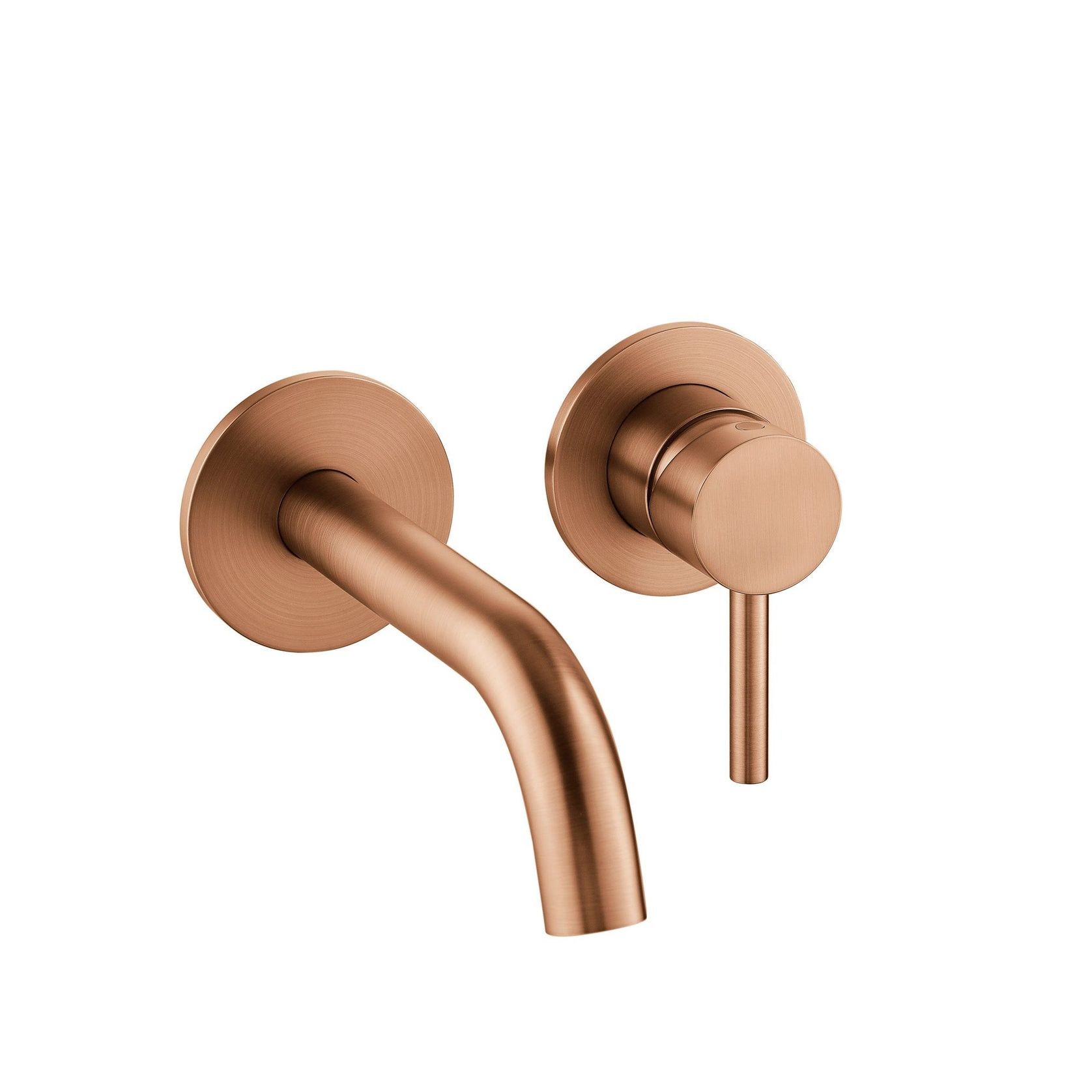 Code Dusk Wall Mounted Basin Mixer Brushed Copper gallery detail image