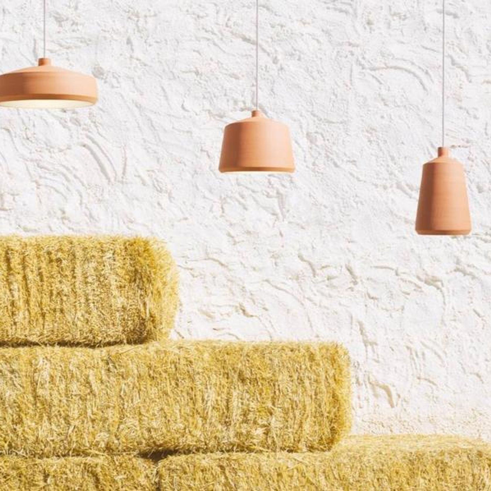 Flame Clay Pendant gallery detail image