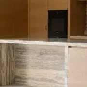 Florence Vein Cut Travertine Benchtop gallery detail image