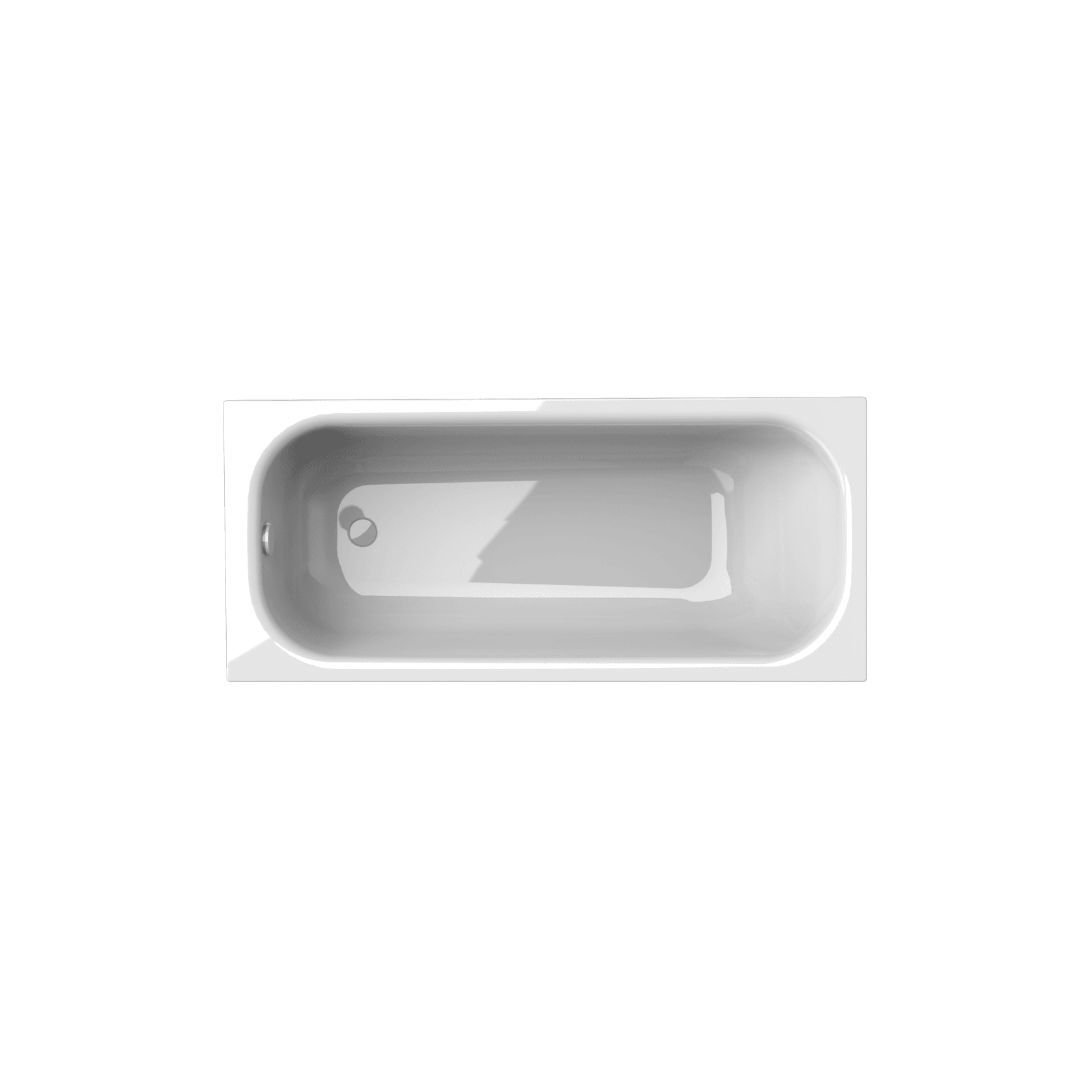 BetteForm 1700 Inset Bath Gloss White gallery detail image