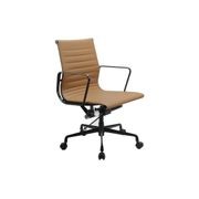DAKIN Low Back Office Chair - Tan & Black gallery detail image