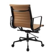 DAKIN Low Back Office Chair - Tan & Black gallery detail image