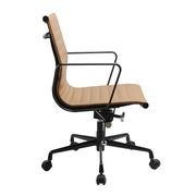 DAKIN Low Back Office Chair - Tan & Black gallery detail image