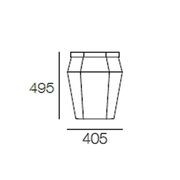 FORD Side Table/Stool - Black gallery detail image