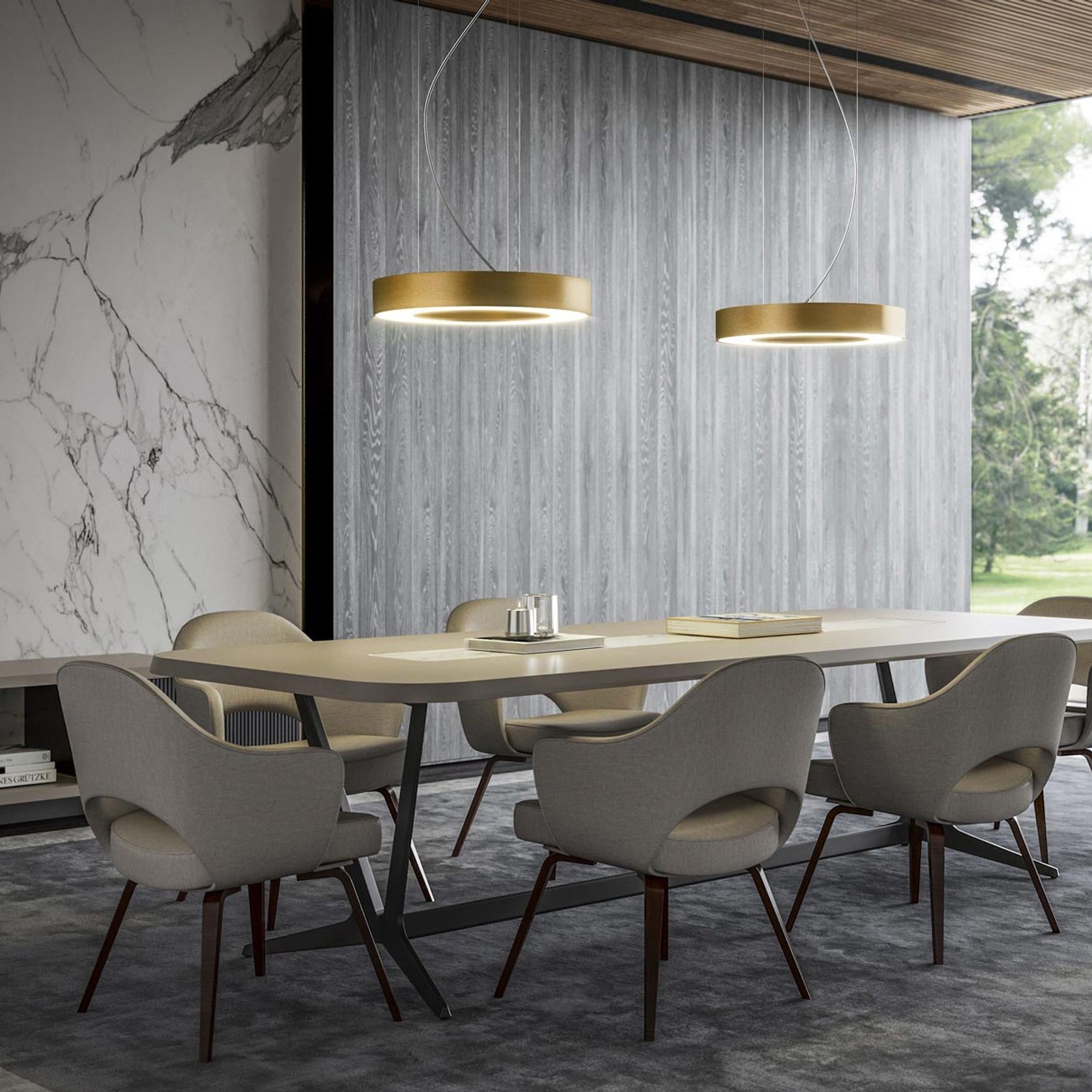 Silver Ring Suspension and Surface Light gallery detail image