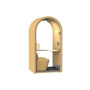 DUKE Single Seater Acoustic Office Silent Booth Pod - Yellow gallery detail image
