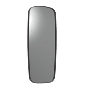 Frame XL 1000 Soft Rectangle Mirror Brushed Black gallery detail image