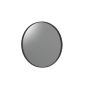 Frame XL 750 Round Mirror Brushed Black gallery detail image