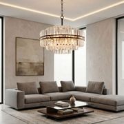 Ashton Collection - Chandelier - Warm Bronze Finish - W:80cm gallery detail image