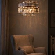 Ashton Collection - Chandelier - Antique Gold Finish - W:68cm gallery detail image