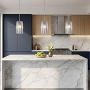 Modular Single Light Pendant – Round - Chrome - H:25cm gallery detail image