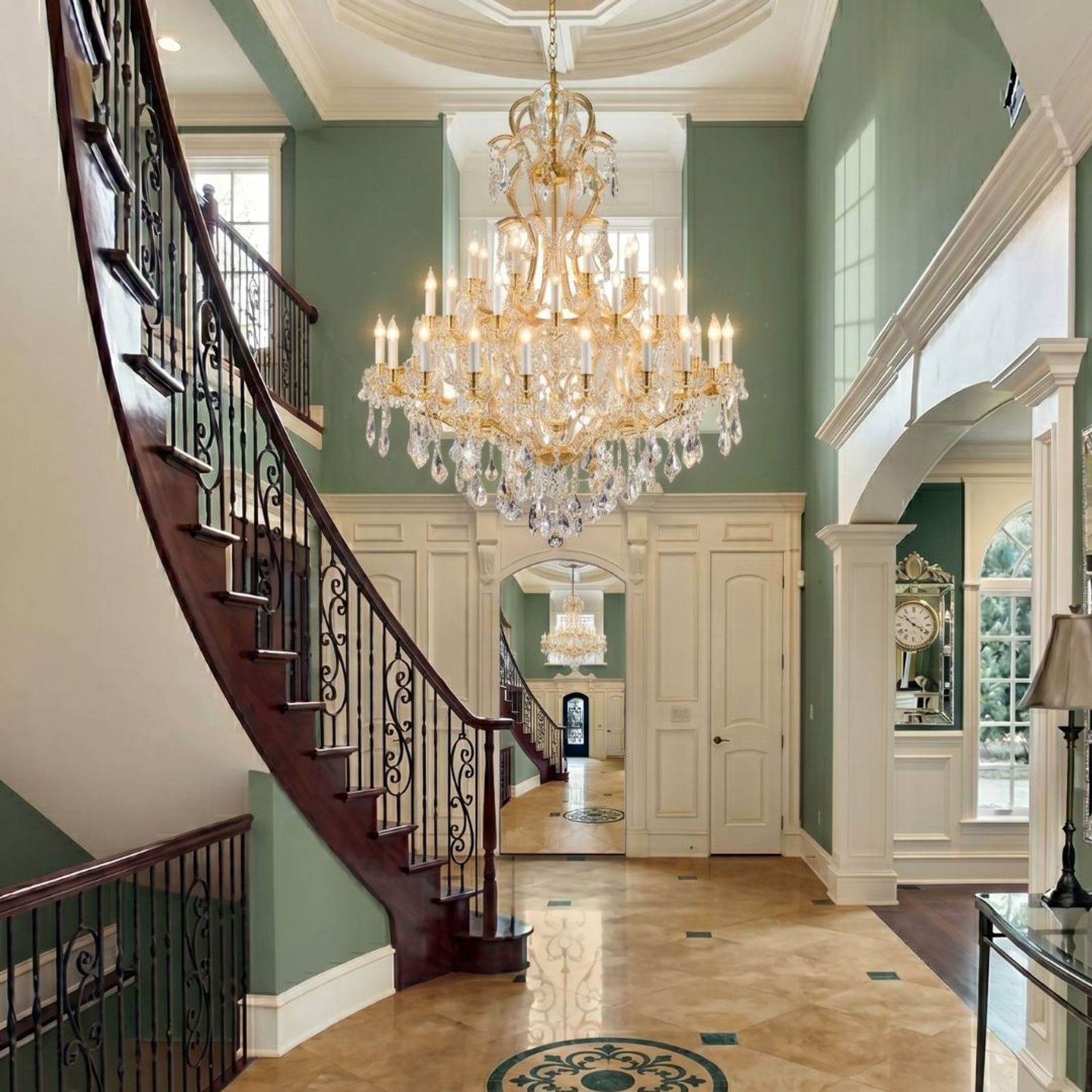 Maria Theresa Crystal Chandelier Royal 48 Light - Gold gallery detail image