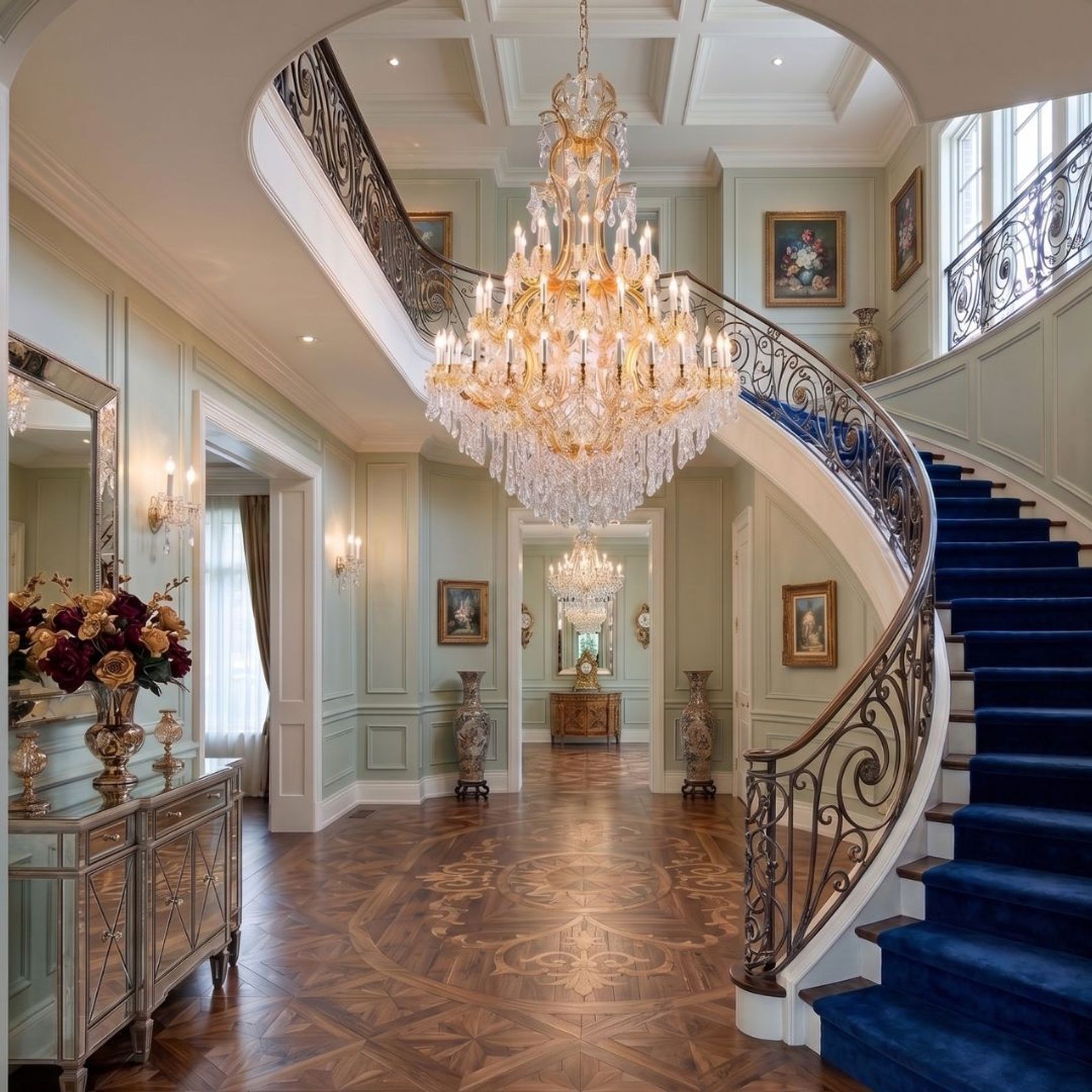 Maria Theresa Crystal Chandelier Royal 60 Light - Gold gallery detail image