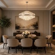 Ashton Collection - Chandelier - Nickel Plated - W:100cm gallery detail image
