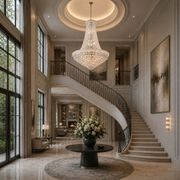 Royal Empress Basket Chandelier - Chrome - W:90cm gallery detail image
