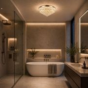 Royal Empress Flush Mount Basket Chandelier - Gold - W:60cm gallery detail image
