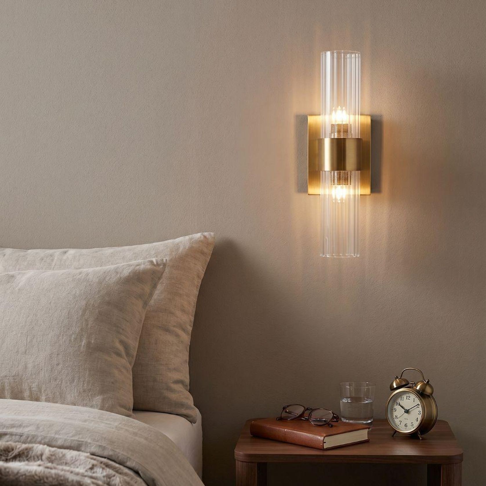 Provincial Collection Wall Sconce - Brass Finish - H:25cm gallery detail image