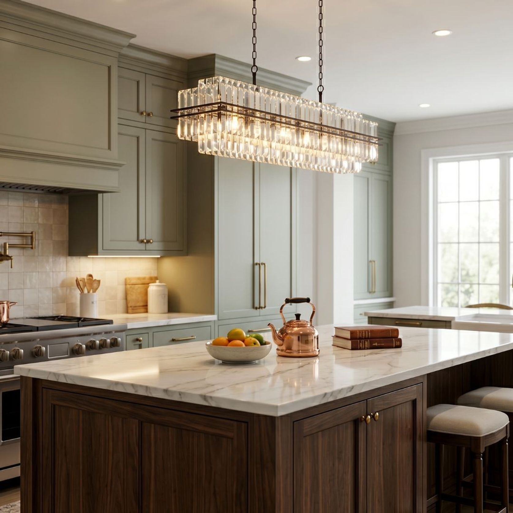 Ashton Collection - 150 Cm Bar Light - Warm Bronze Finish gallery detail image