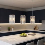 Ashton Collection - Pendant - Nickel Plated - W:20cm gallery detail image