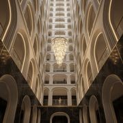 NewYork Oasis Spiral Chandelier - Gold - W:90cm gallery detail image