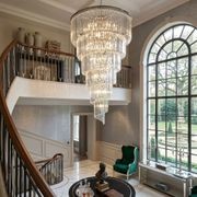 NewYork Oasis Spiral Chandelier - Chrome - W:80cm gallery detail image
