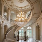 Americana 45 Light Crystal Chandelier - Brass Finish gallery detail image