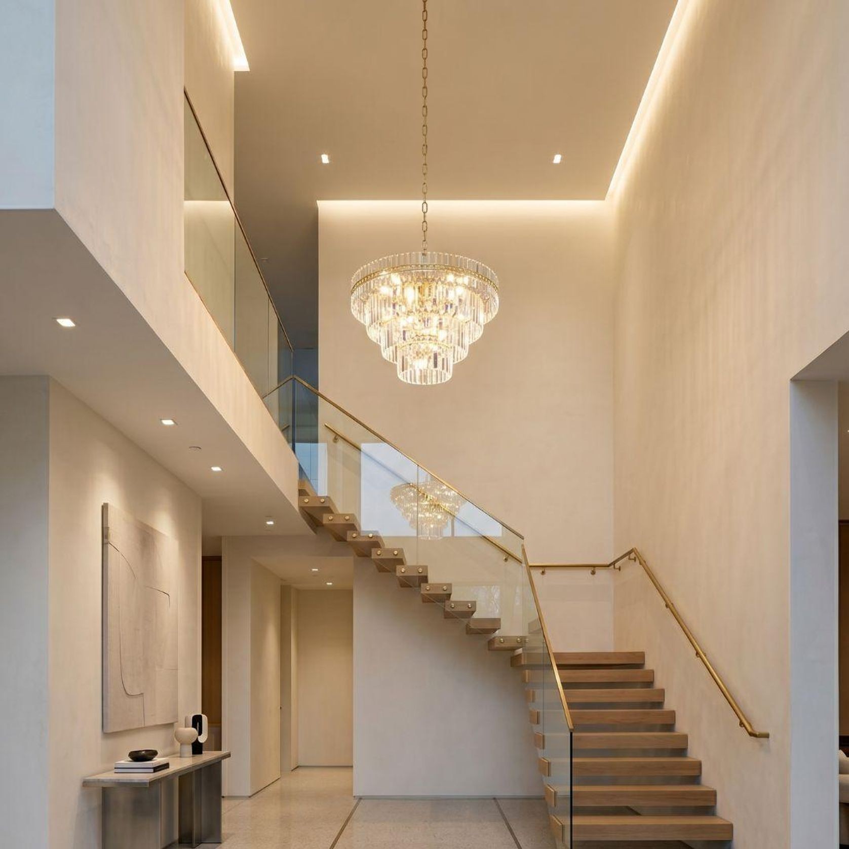 Ashton Collection - Five Tier Chandelier - Antique Gold - W:120cm gallery detail image