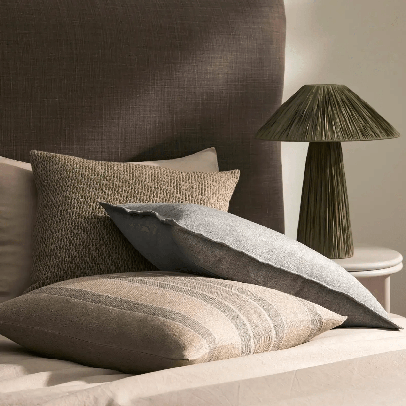 Weave Home Fiore Cushion - Breeze | Square and Lumbar gallery detail image