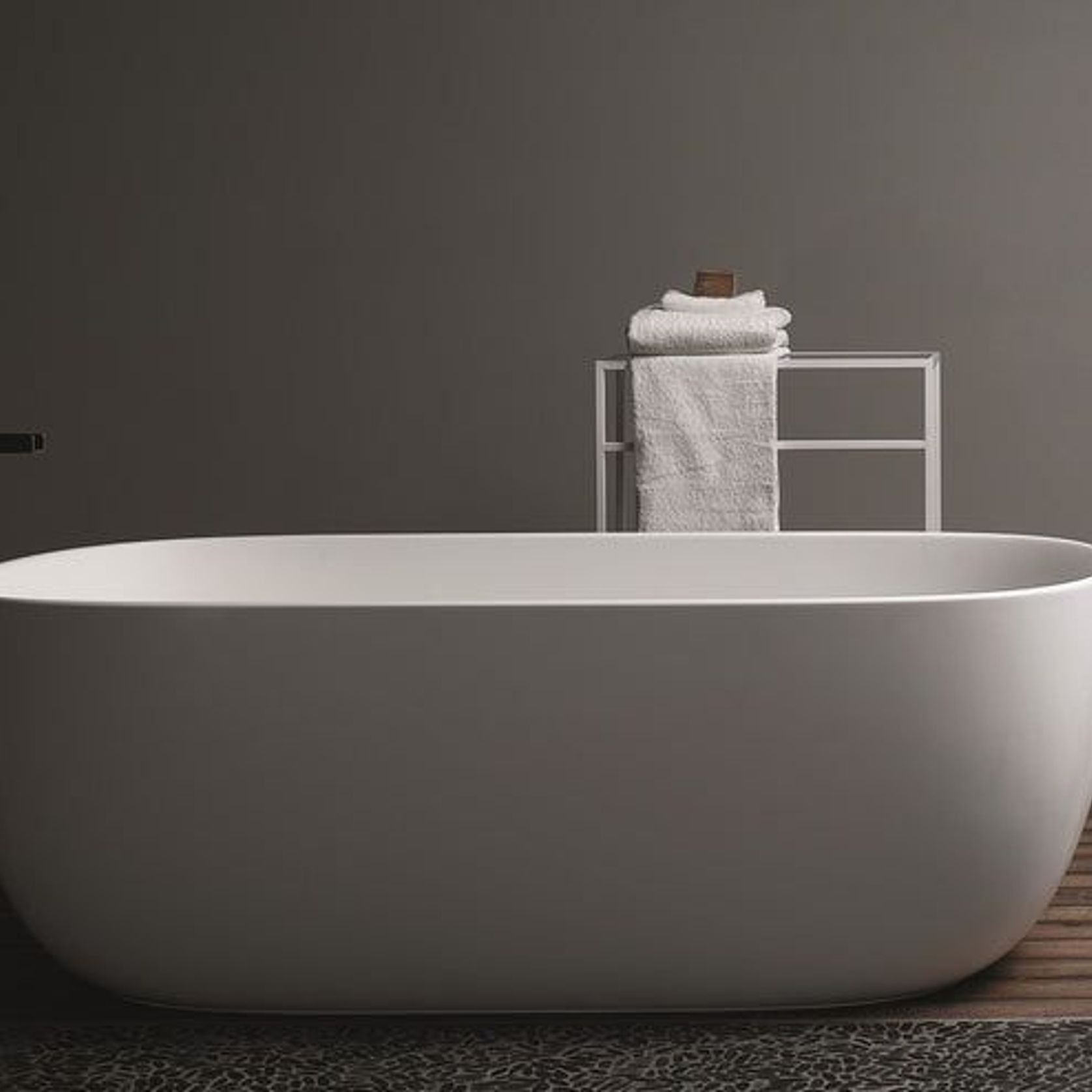 Domus Living Fiume Cristalplant Freestanding Bath gallery detail image