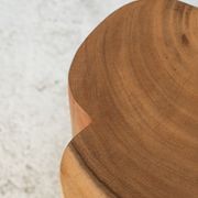 Flore Curved Side Table - Natural gallery detail image