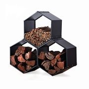 Hexagon 500 Compartment Wood Stacker gallery detail image