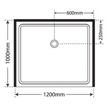 Adjustable Frameless Pivot Alcove 1000x1200x1000 gallery detail image
