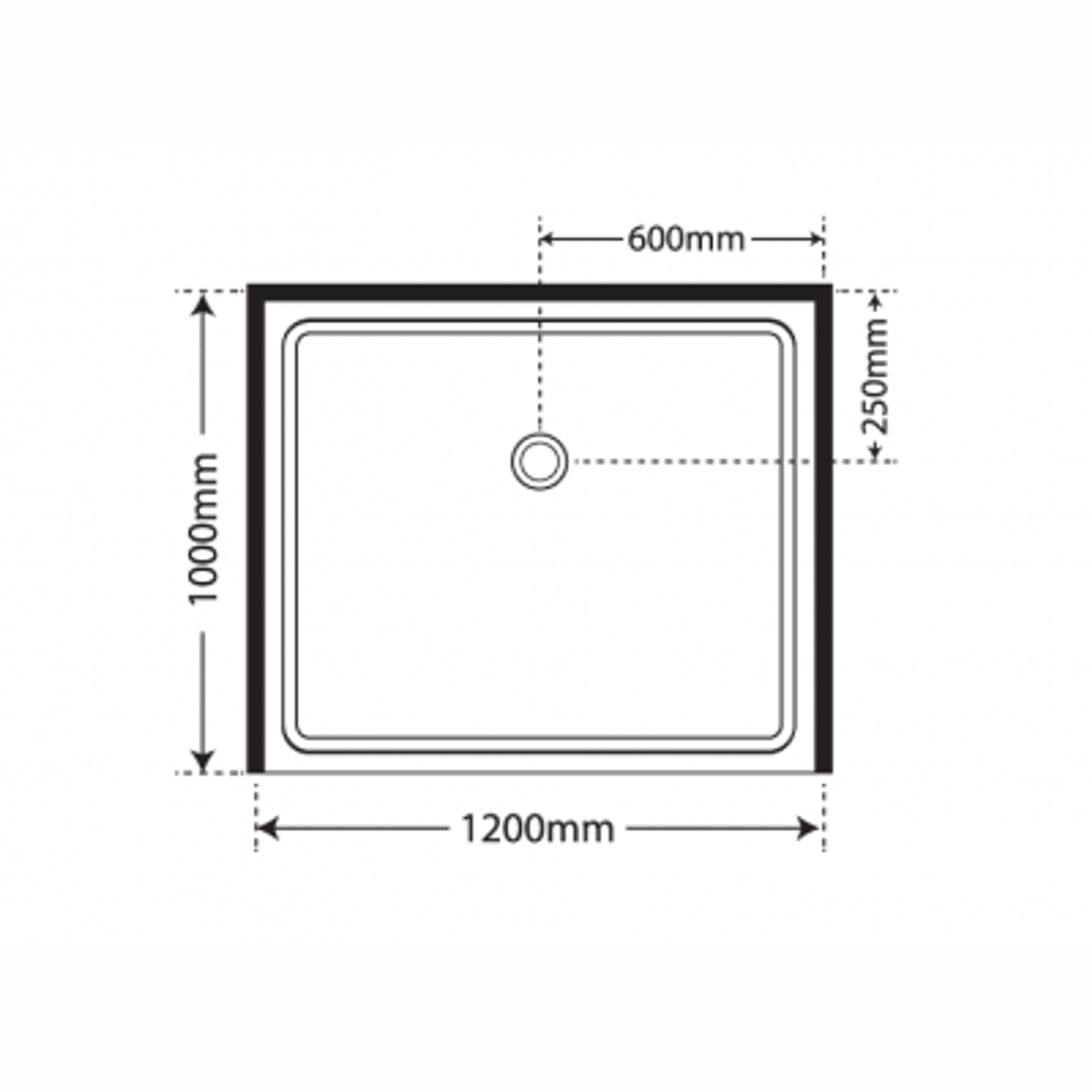 Adjustable Frameless Pivot Alcove 1000x1200x1000 gallery detail image