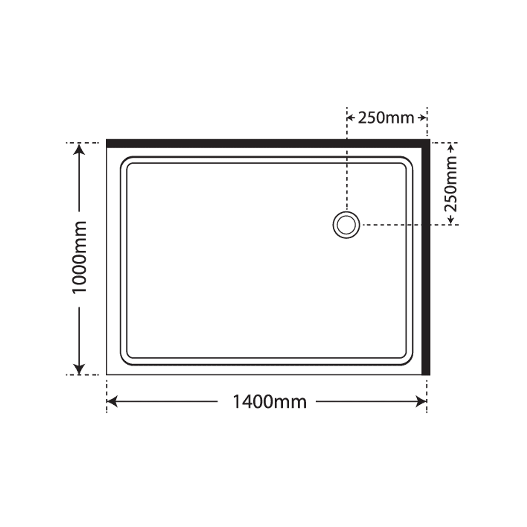 Premier Frameless 2 Sided Sliding Door Shower 1600×900 gallery detail image