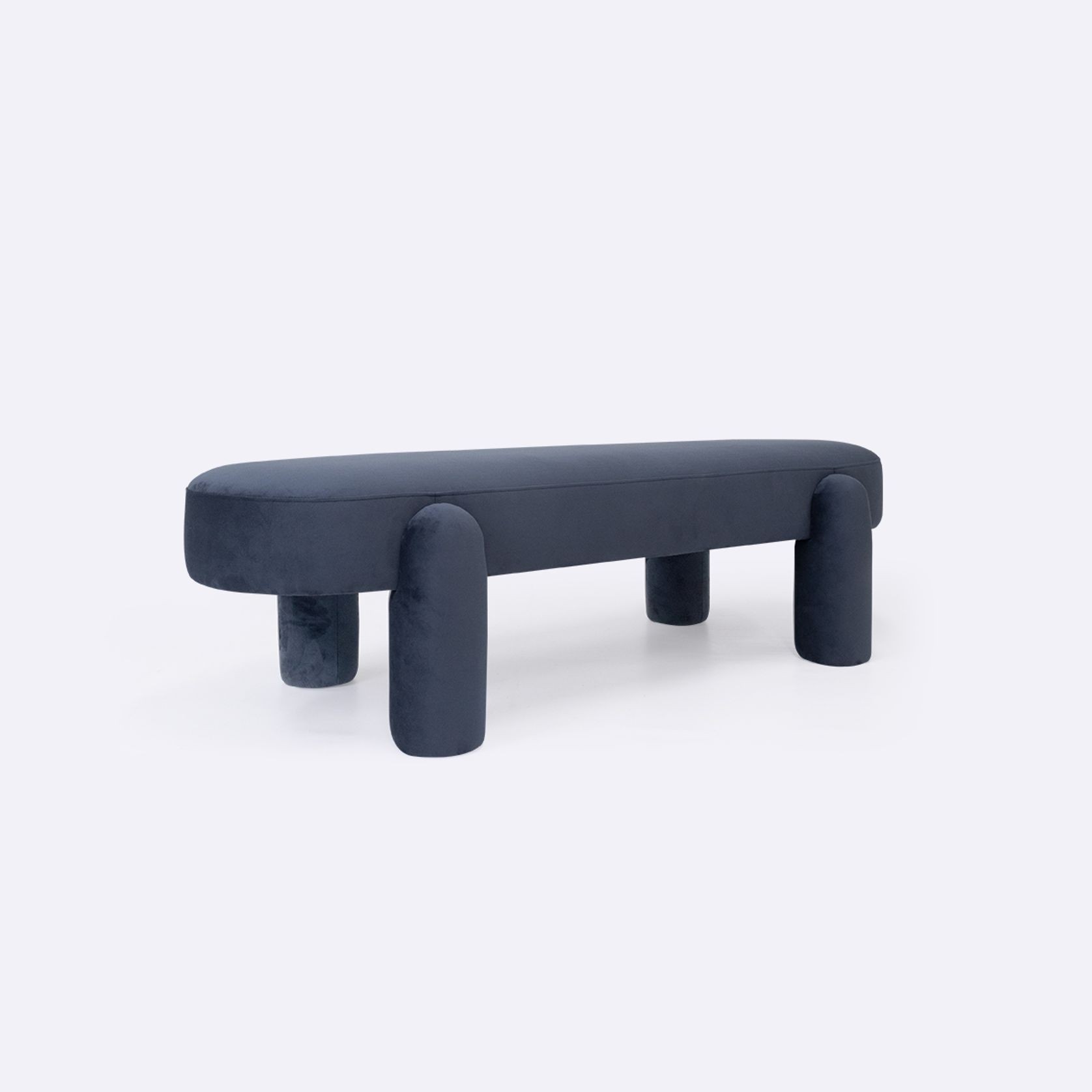 Freya Bench | French Navy gallery detail image